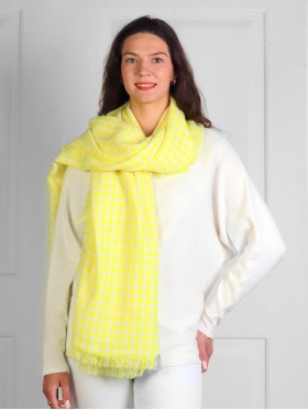 Houndstooth Blanket Scarf